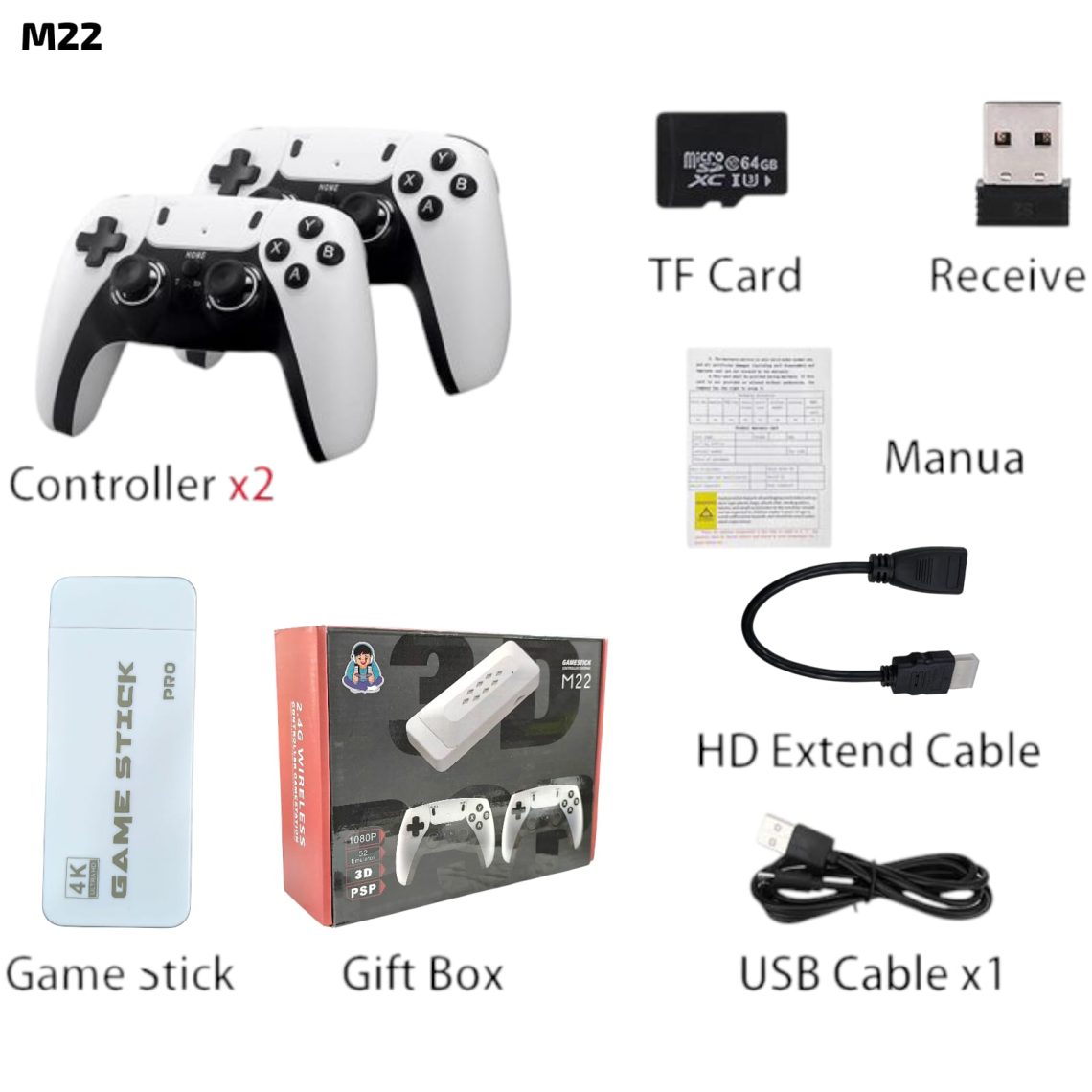 Mini consola M22 de 30.000 juegos